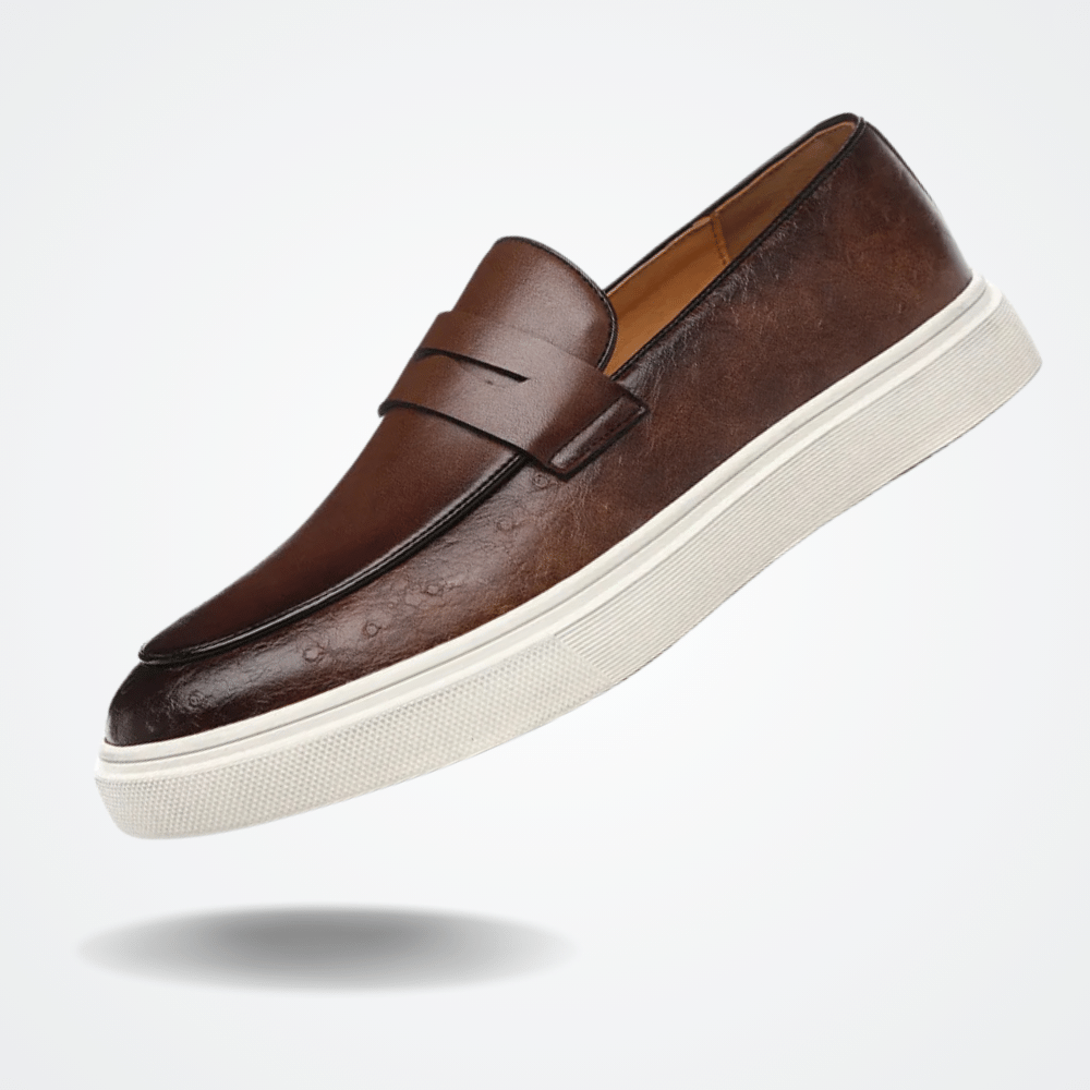 Leather Moccasin Slip-On for Men by Lennard