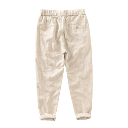 Men's Linen Trousers Rovino Lennard