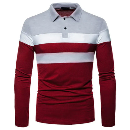 Men's Long Sleeve Polo Shirt Slingint Lennard